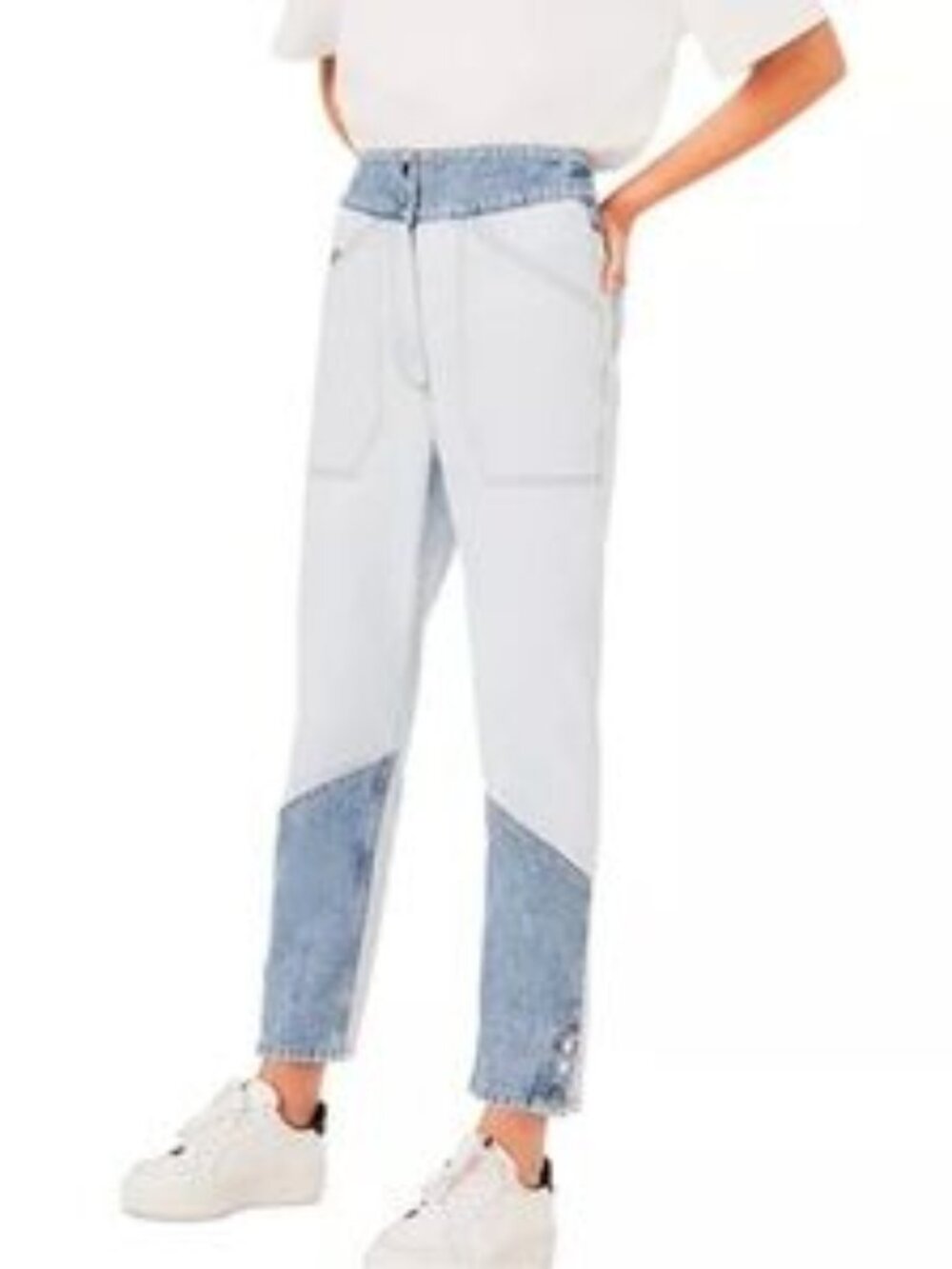 Ba&sh denim Two-Tone Women Jeans size Small